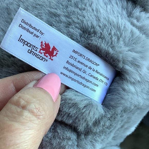 Worlds Softest Plush Grey Elephant Beverly Hills Teddy Bear Co Stuffed Animal - Picture 11 of 12